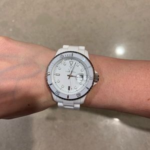 White Toy Watch and Michelle Watch with All Bands